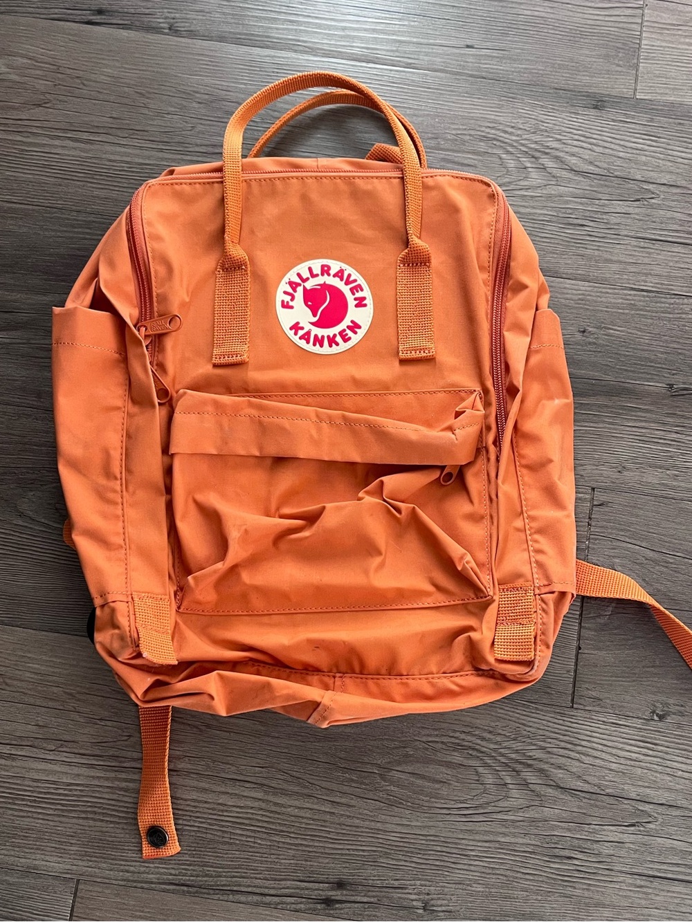 Fjallraven Kånken Backpack in Orange 15”